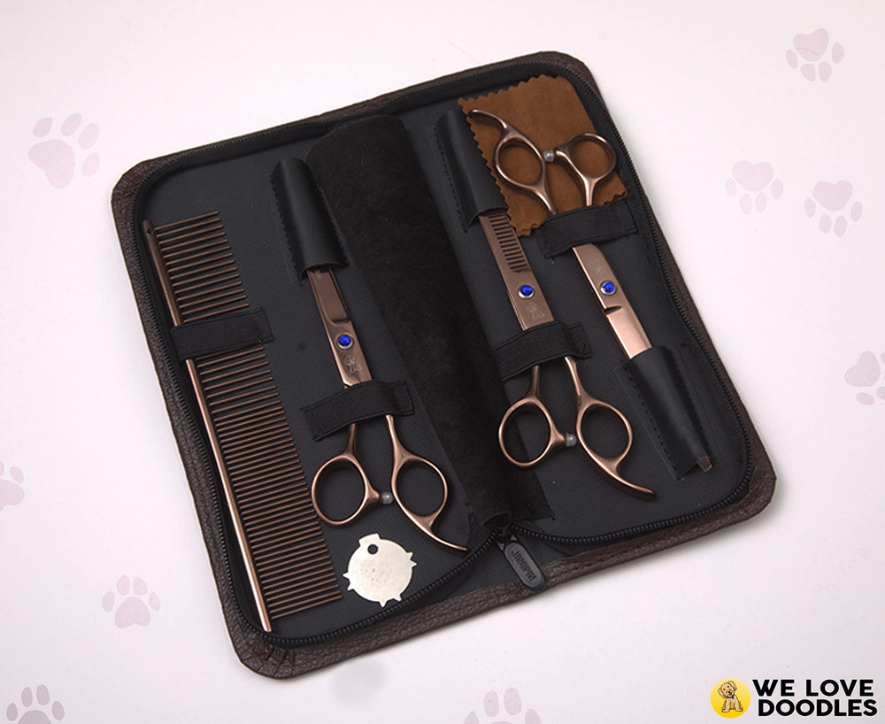 We Love Doodles dog comb for detangling and even coat