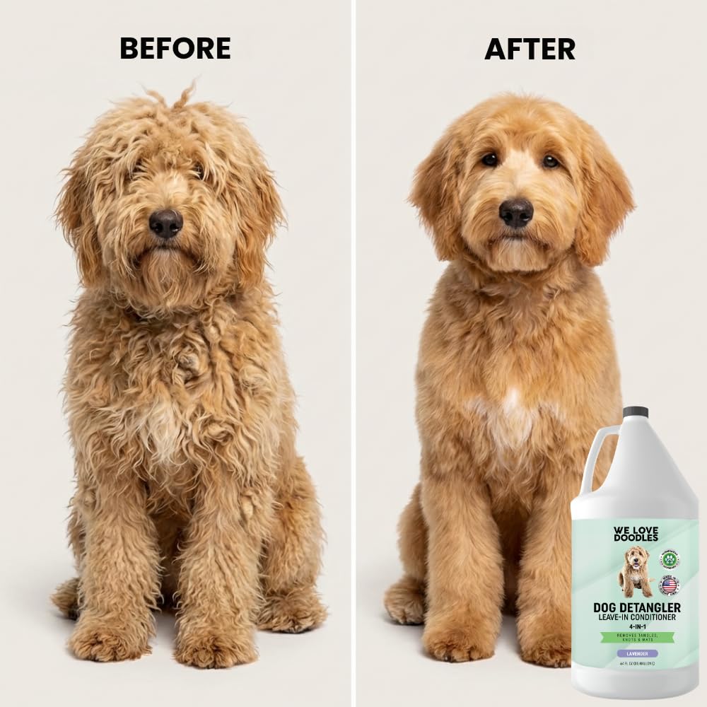 We Love Doodles lavender detangler spray easy to apply and usage