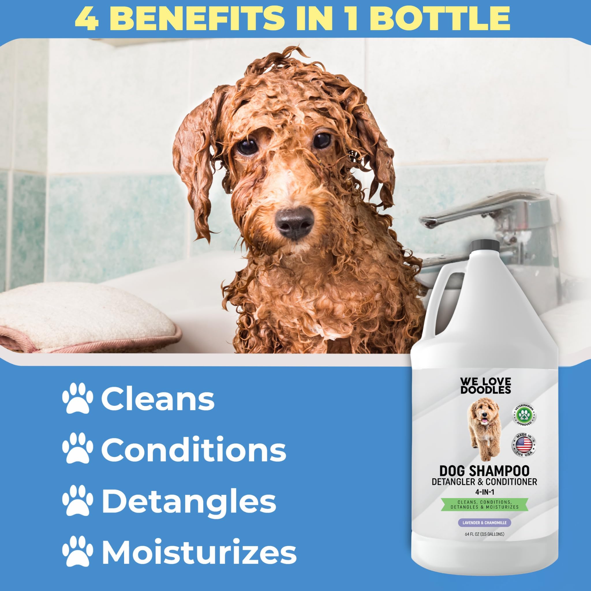 We Love Doodles proudly made in the USA, quality and safety.