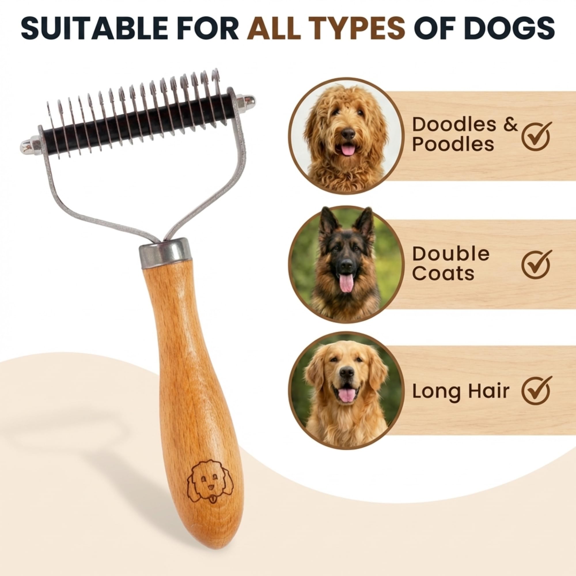 We Love Doodles portable grooming tool for home or travel