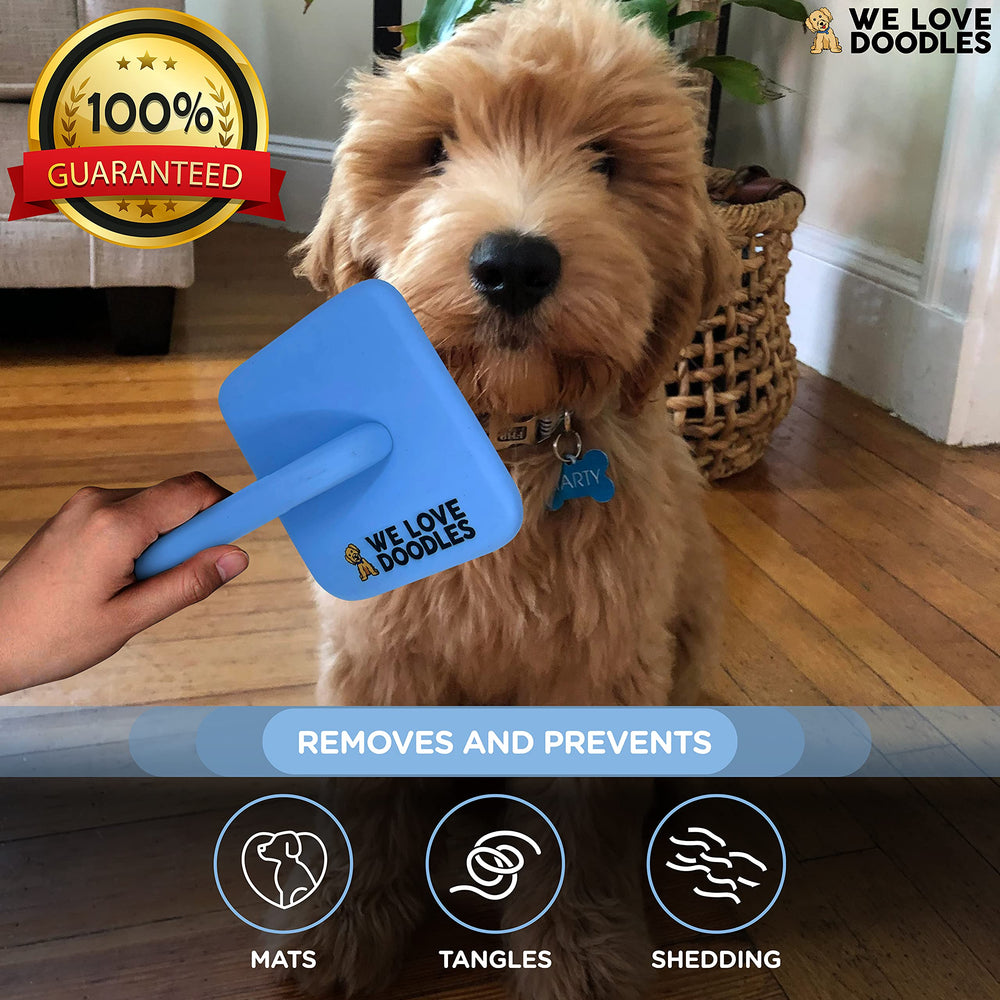 We Love Doodles Slicker Brush ideal for large doodles with thick coats
