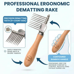 We Love Doodles wooden handle and stainless steel blades