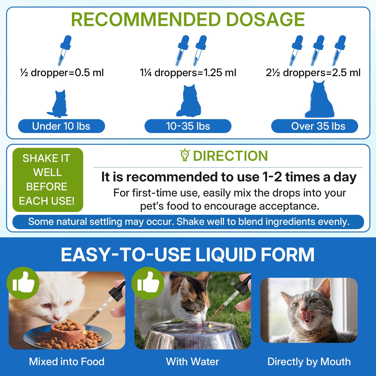 WEALLIN herbal Triphala-Psyllium-FOS blend—natural gut balance for cats.