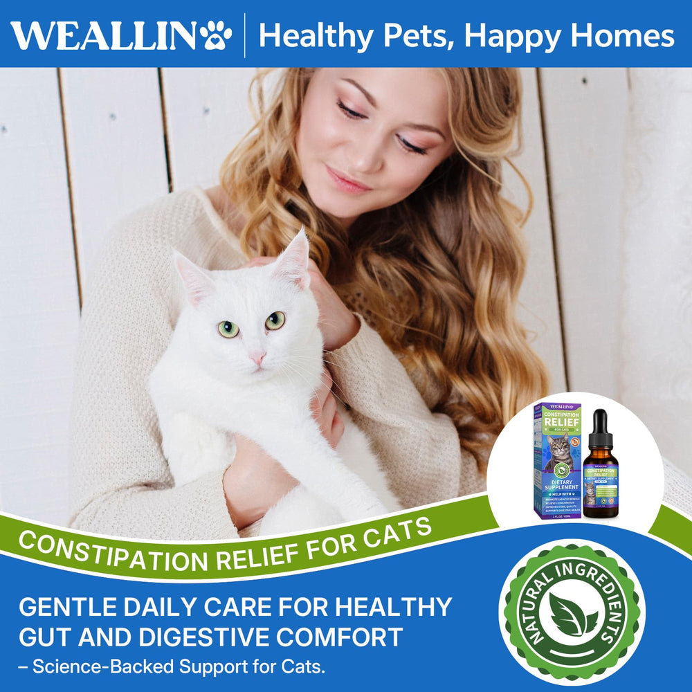 WEALLIN cat supplement suitable from two months—gentle care for young and sensitive cats.