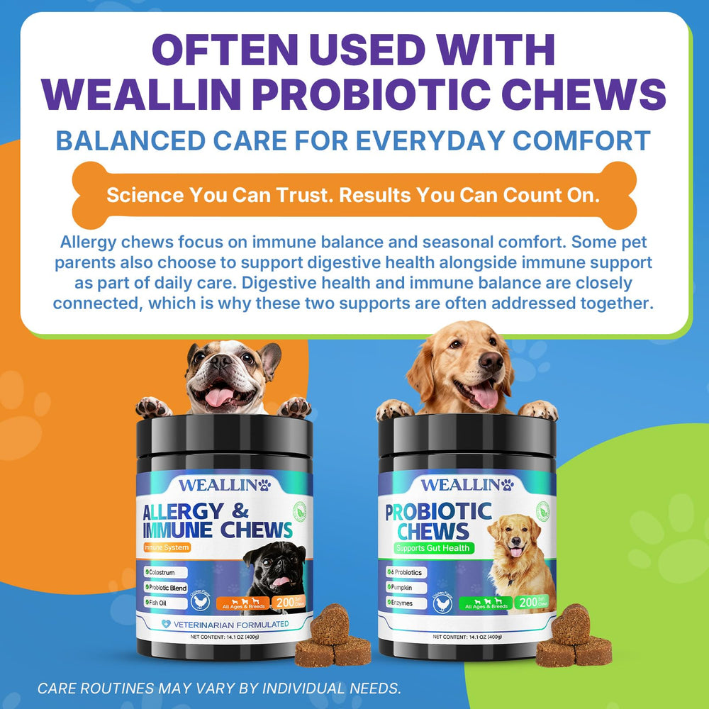 WEALLIN daily-use chews ideal for consistent care routines.