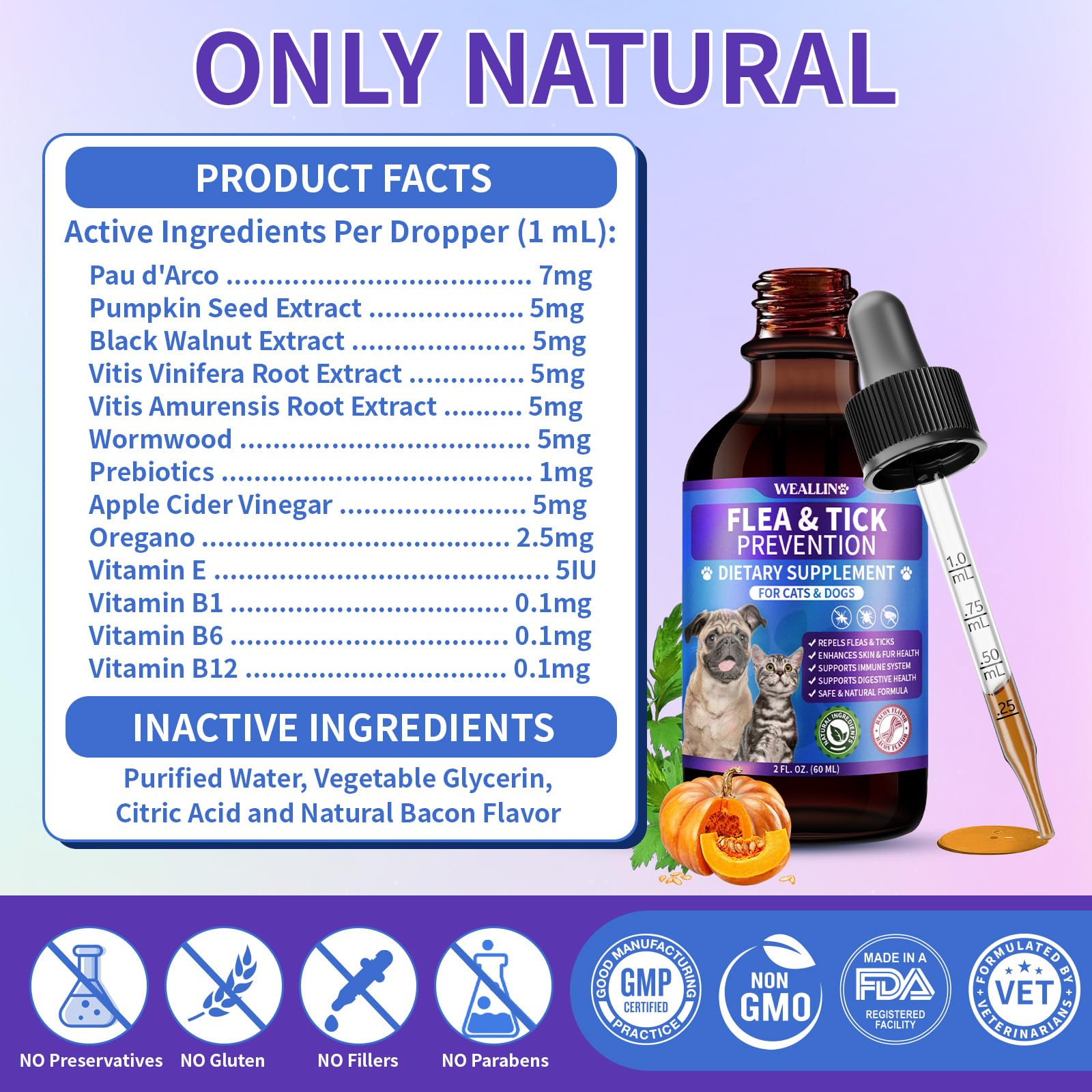 WEALLIN daily oral supplement supports pet wellness and seasonal comfort