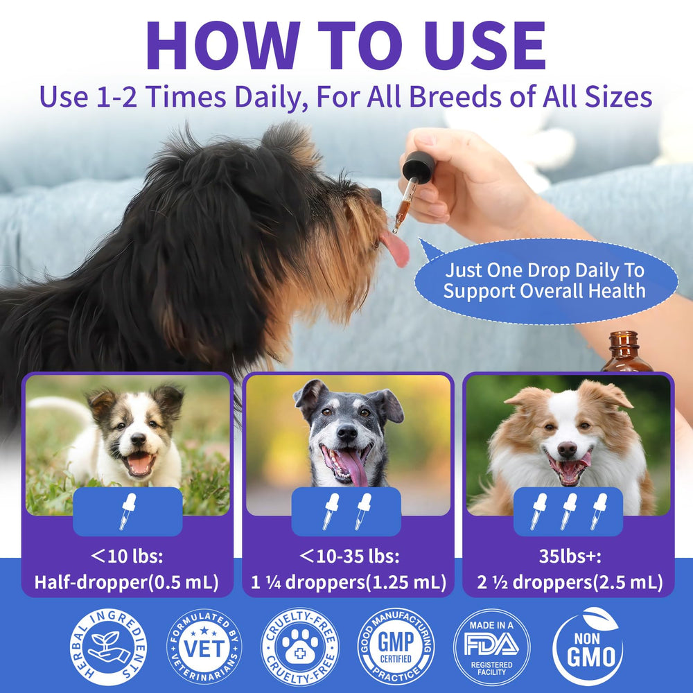 WEALLIN dog cough dropper dispensing clearly for accurate dosing.