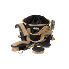 Weave r Equine grooming kit tote with organized pockets for easy transport.