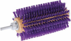 Weaver Leather Livestock Roto Brush Purple 5-3/8 inch head for coat grooming and leg wool