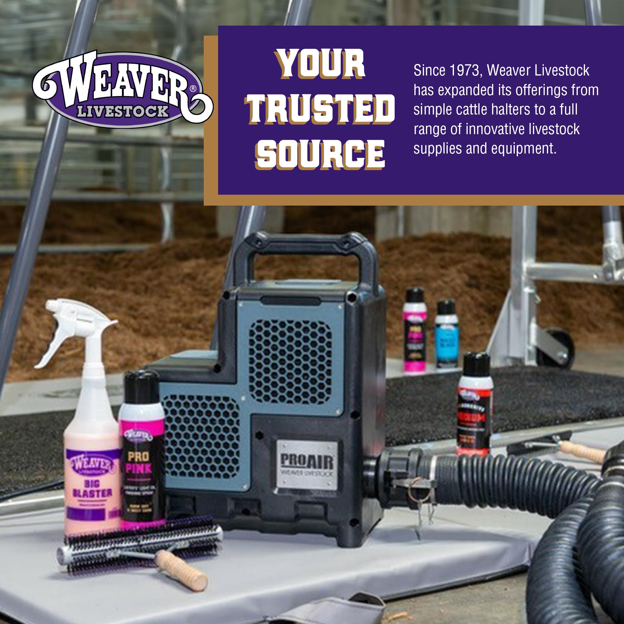 Weaver Leather Mini Roto Brush attaches to a standard drill for rotation.