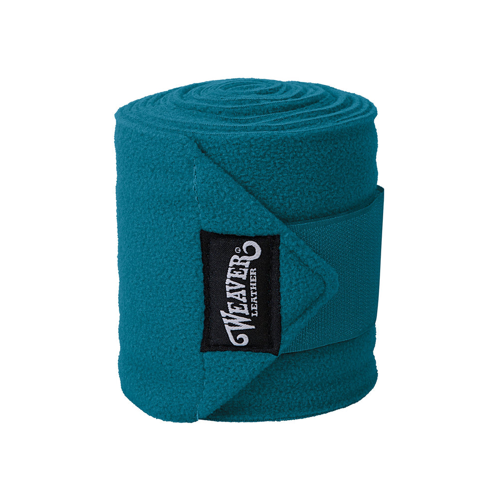 Weaver Leather Polo Leg Wraps 4-Pack on a horse leg provide secure support and easy care.