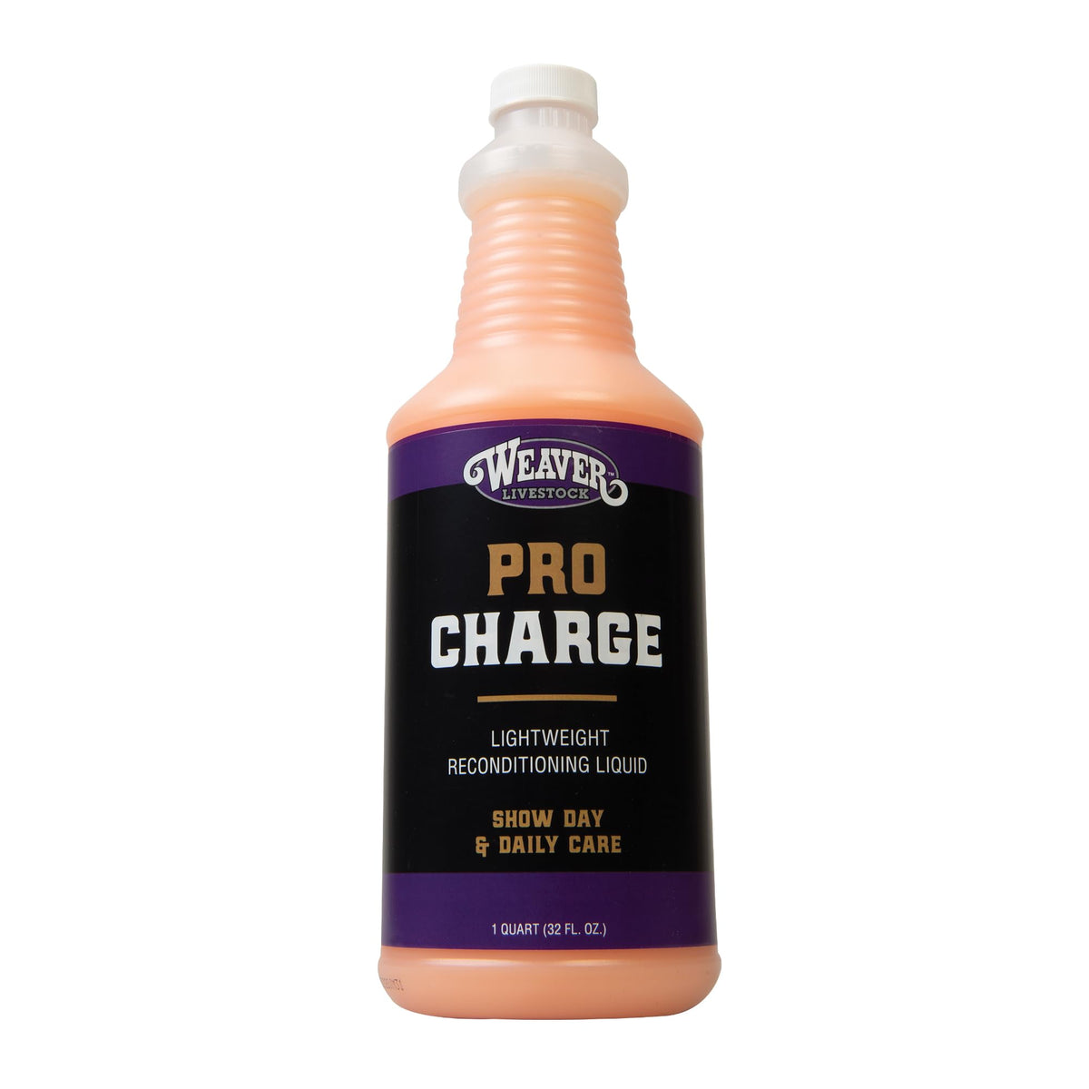 Weaver Livestock ProCharge bottle close-up for hair and hide nourishment