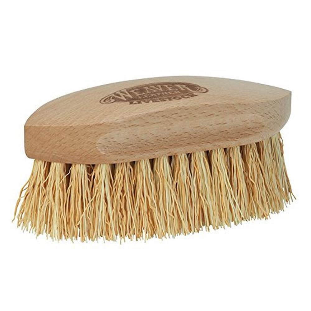 Weaver Livestock rice root brush 6-inch – durable grooming tool for hogs and cattle