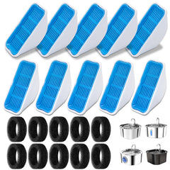 WECATION replacement filters for cat fountain ensure clean water for pets