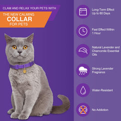 Weewooday adjustable collar up to 38 cm fits most cats