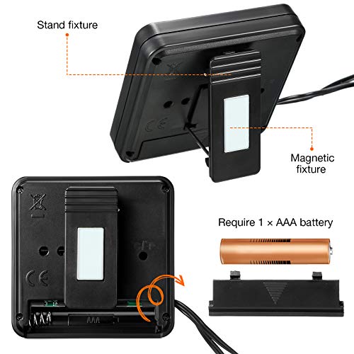 Weewooday back clip and magnetic mount offer flexible positioning.