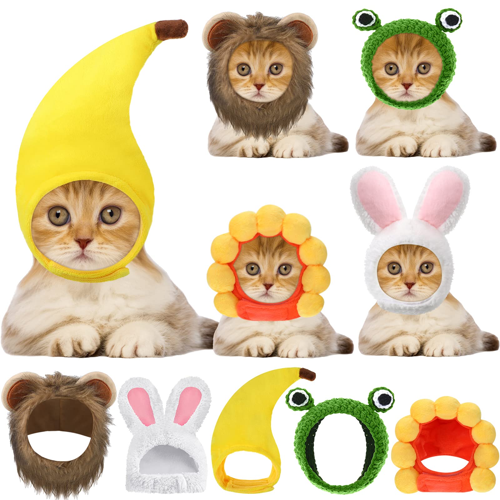 Weewooday bunny hat with ears for adorable pet photos and parties