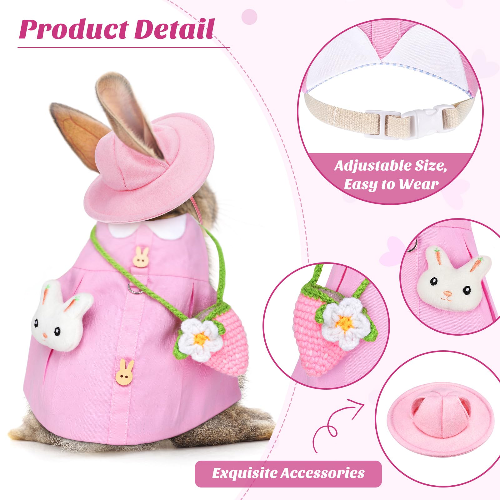 Weewooday Petjoy harness-leash set ensures safe outdoor wearing.