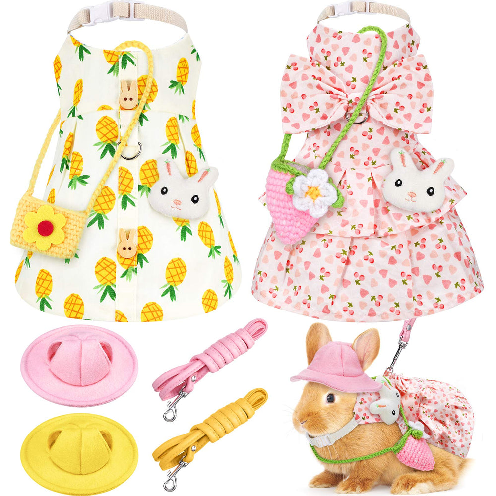 Weewooday Petjoy rabbit dress cherry set for cute daily wear