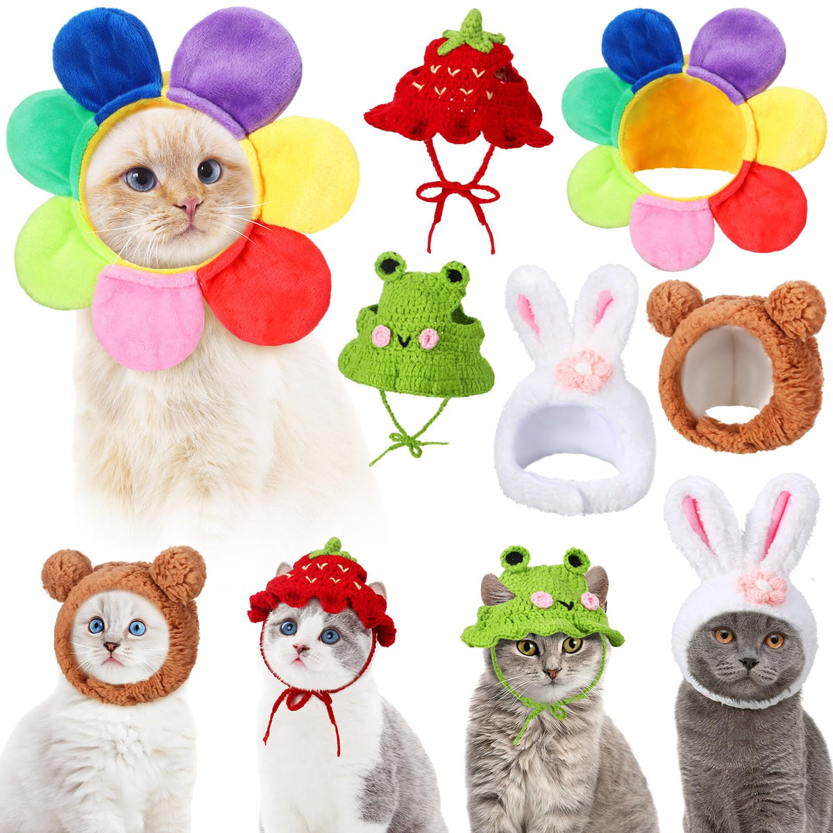 Weewooday rabbit ears hat boosts pet charm for photos and parties