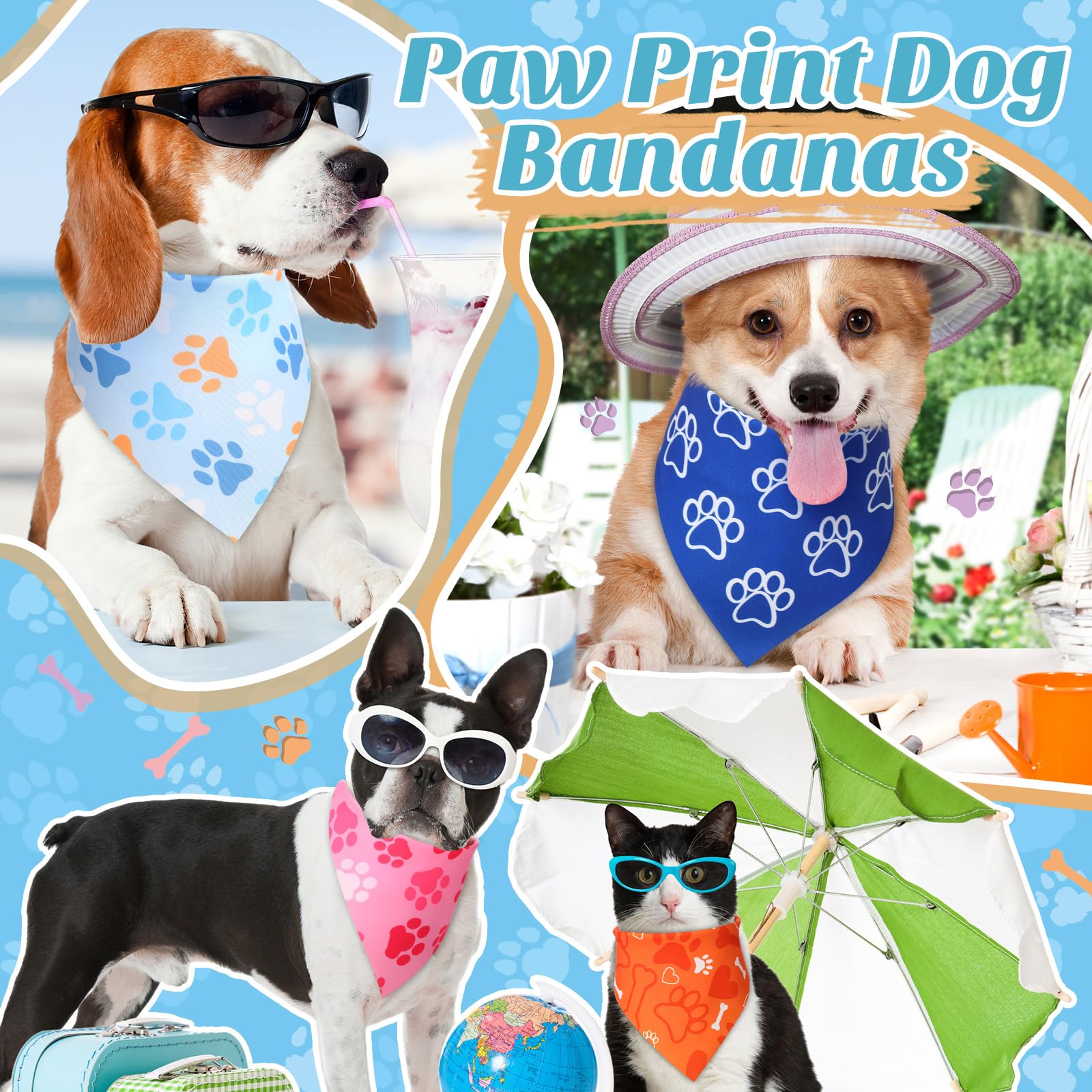Weewooday soft polyester bandana fabric for comfortable wear