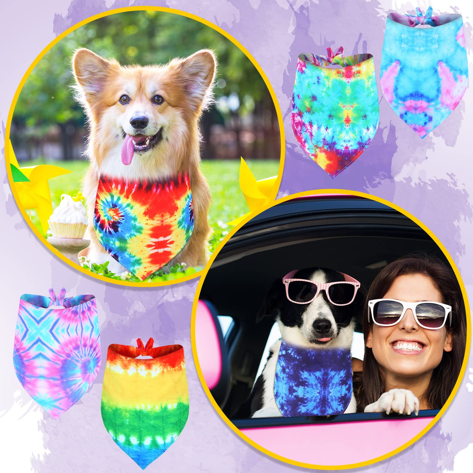 Weewooday triangle bib scarf, versatile neckerchief for summer wear.