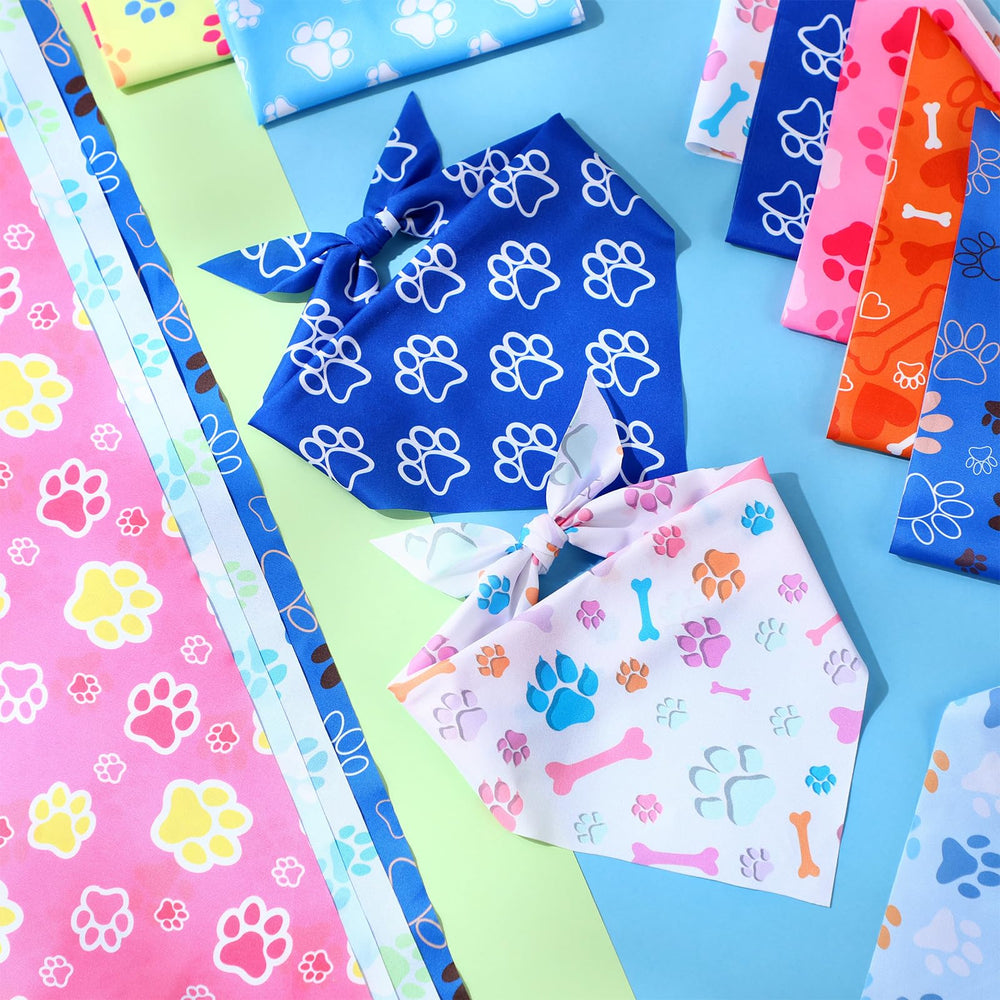 Weewooday varied color paw print designs spread beautifully