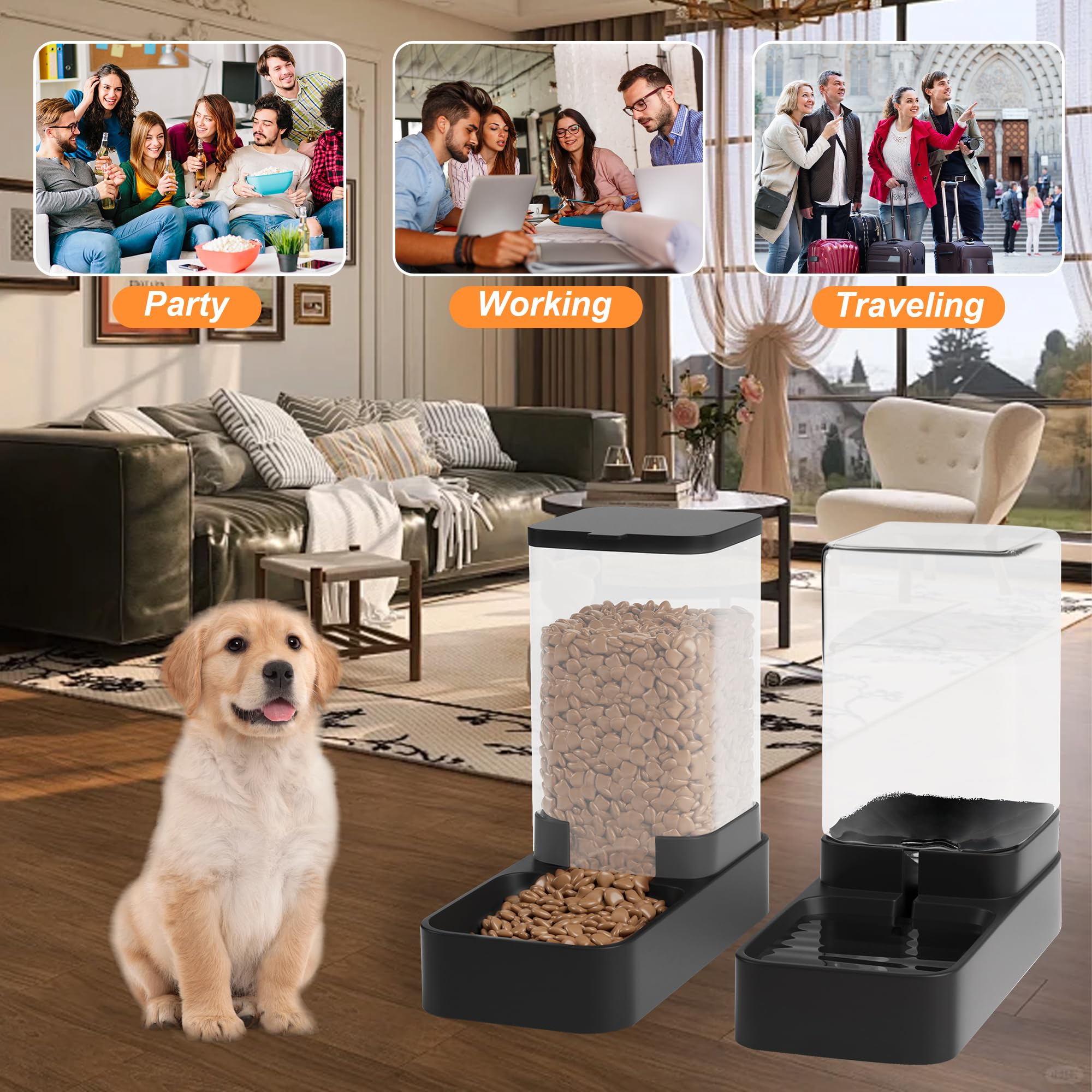 Wefeedy easy-clean design with quick disassembly and cleaning