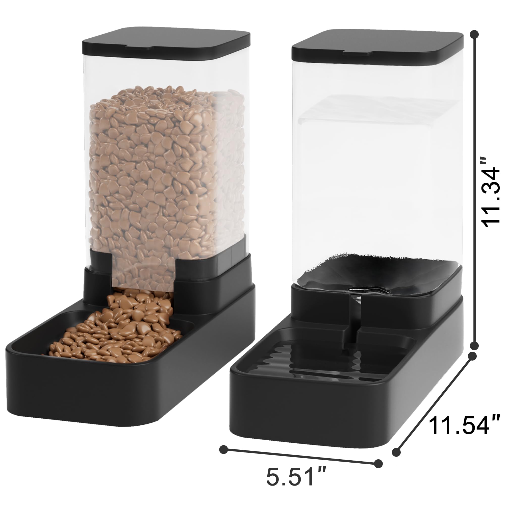 Wefeedy gravity water dispenser side view helps maintain fresh water with no electricity.