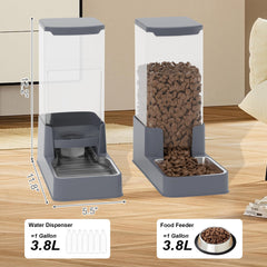 Wefeedy 1-gallon water dispenser keeps pets hydrated