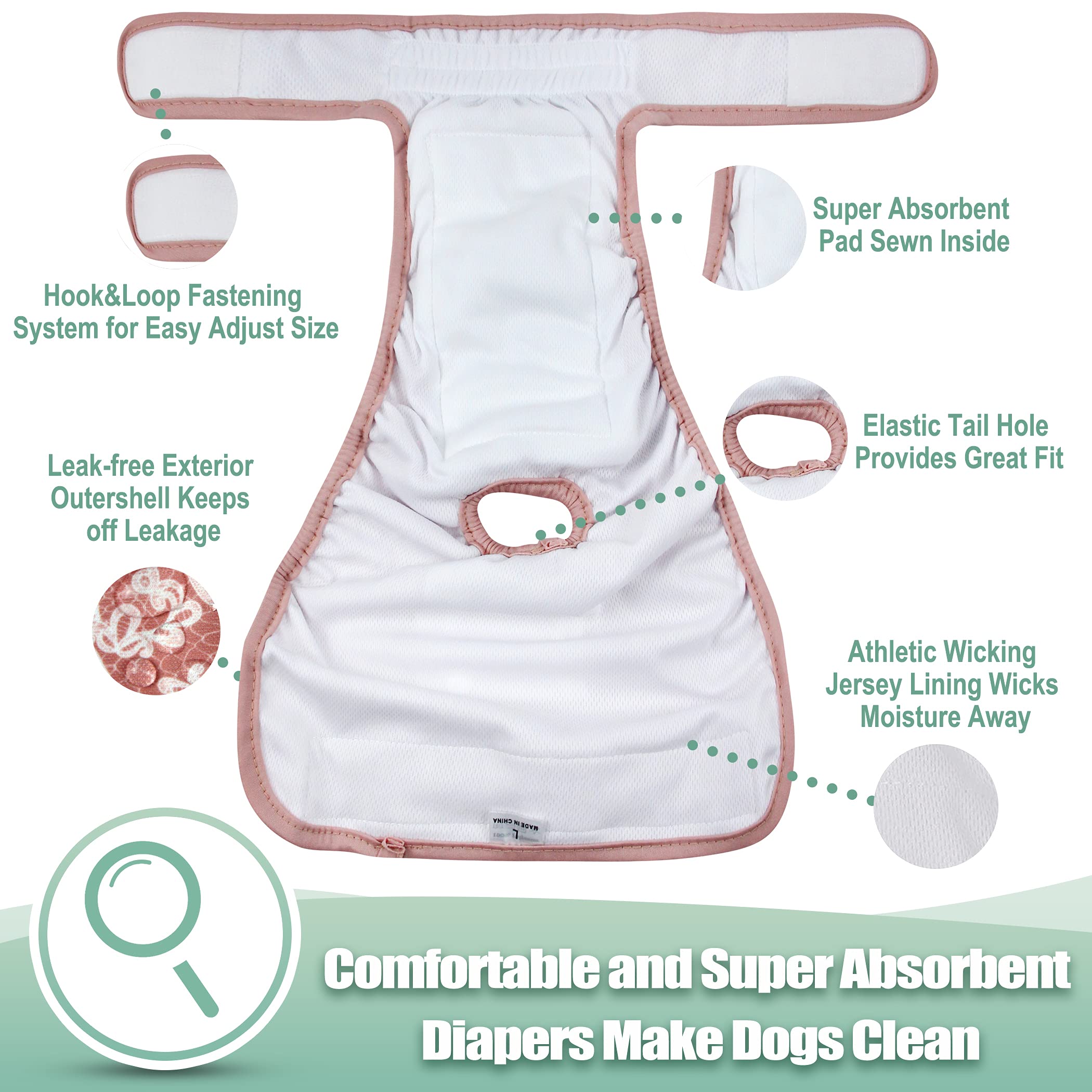 Wegreeco absorbent pad with leak-free outer layer protects furniture.