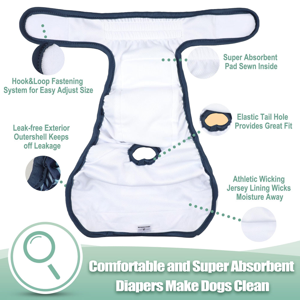 Wegreeco adjustable closures secure and comfortable wear for different dogs.