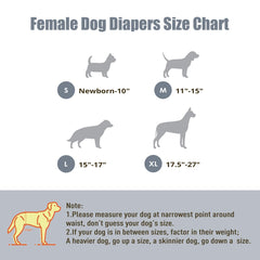 Wegreeco 3-pack packaging shows convenient, reusable dog diapers in one set.