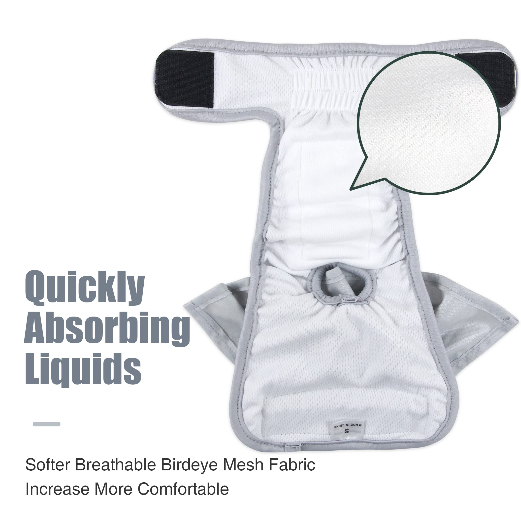 Wegreeco soft inner layer reduces chafing during wear.