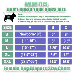 Wegreeco reusable soft-breathable puppy diapers keep moisture away.