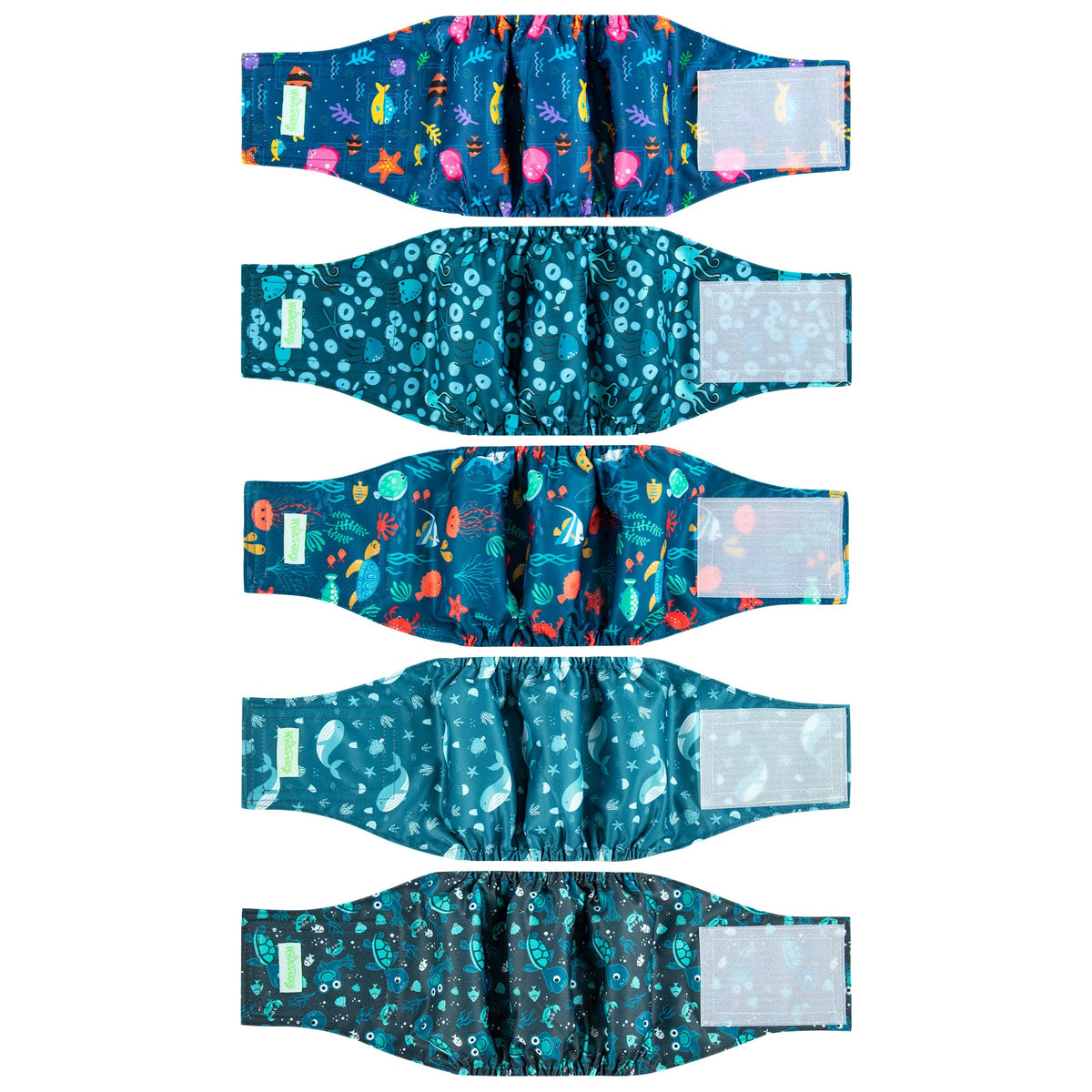 Wegreeco small dog diapers belly band pack-5 keeps home clean during training