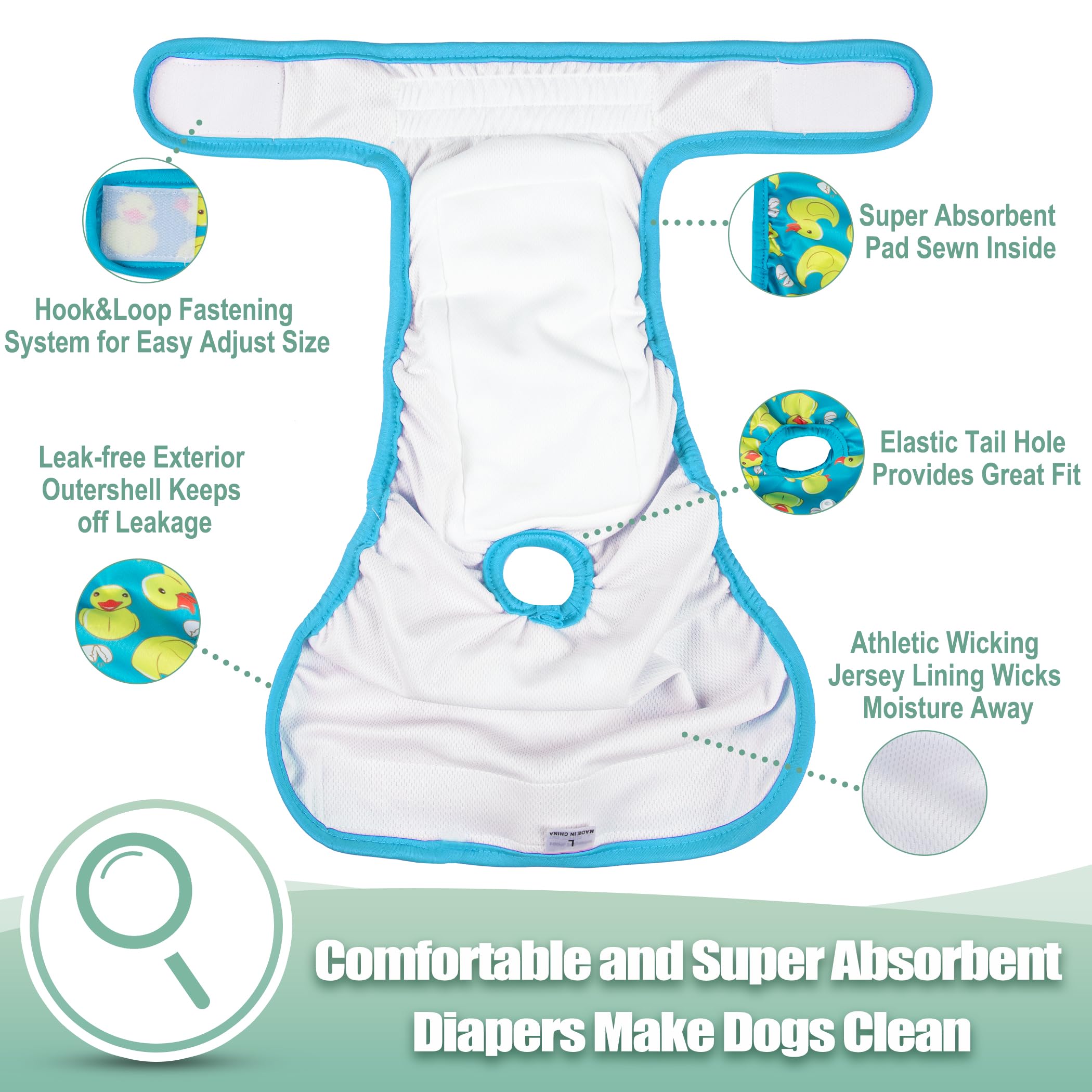 Wegreeco soft outer layer reduces rubbing and irritation.