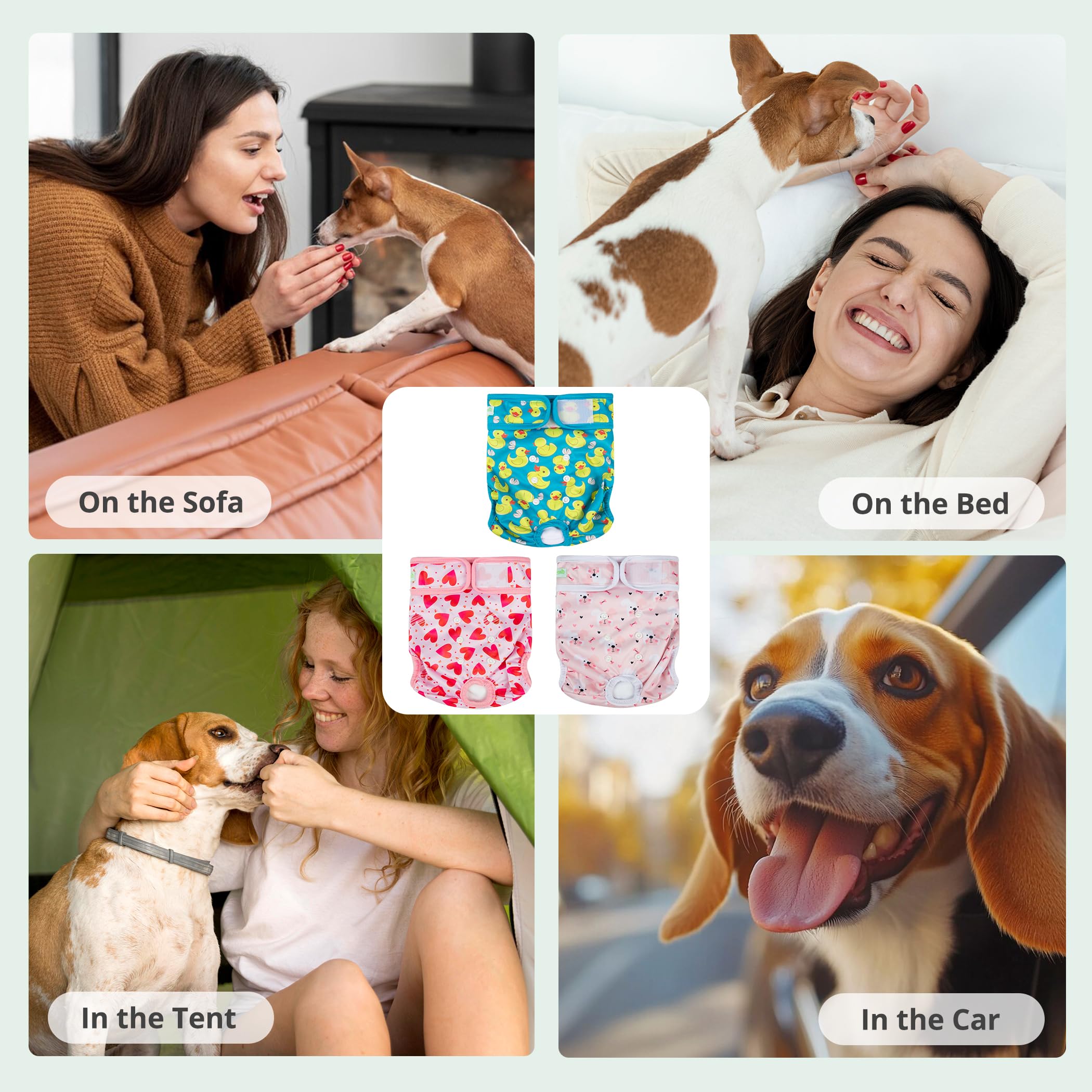 Wegreeco three-pack colors offer stylish, reusable protection.
