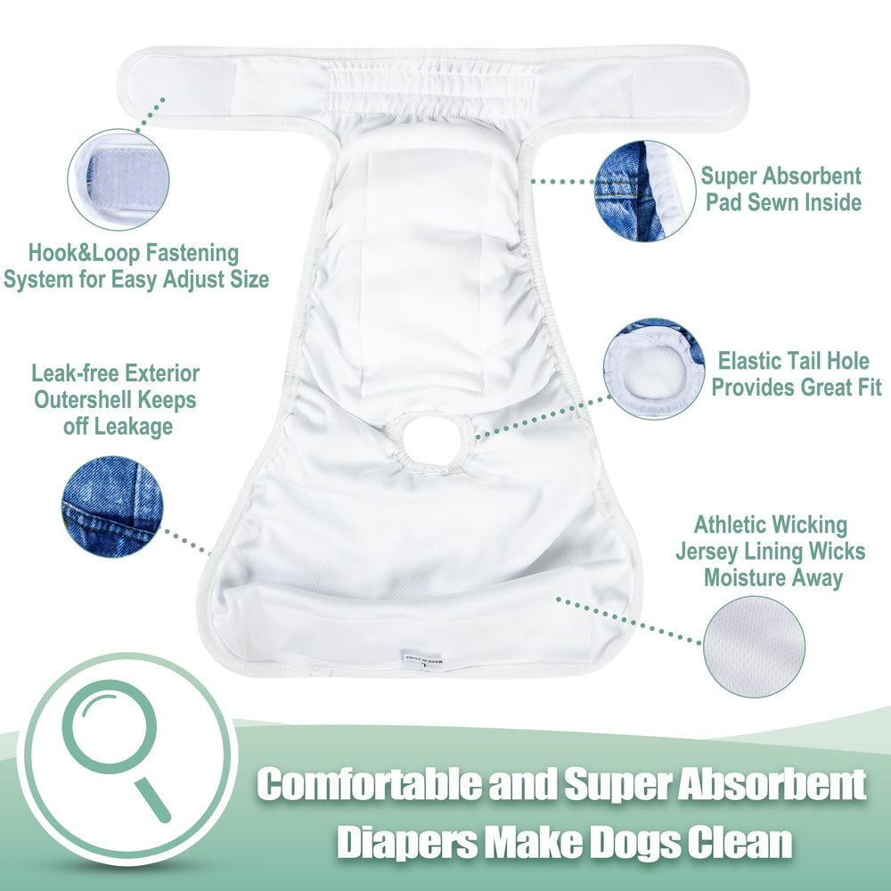 Wegreeco fabric-detail image shows soft, non-crinkly fabric for better canine acceptance.