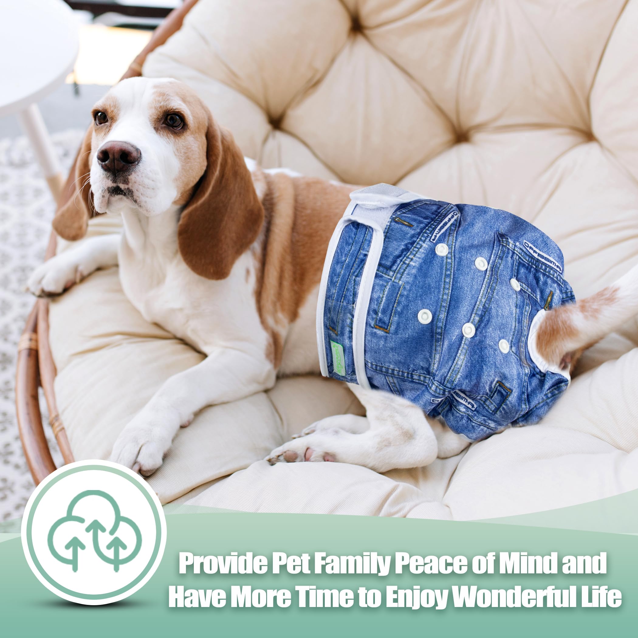 Wegreeco washable-material close-up emphasizes reusable eco-friendly design and cost savings.