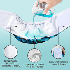 Wegreeco soft jersey inner close-up, moisture-wicking comfort in use
