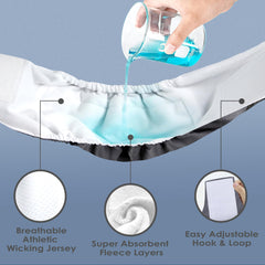 wegreeco belly band pattern geometric for reusable diapering during outings