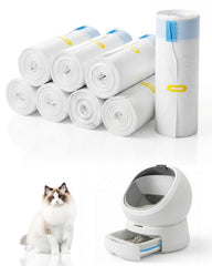 WEIGUZC litter box liner perfectly fits PETLIBRO Luma waste drawer for smooth self-cleaning cycles.