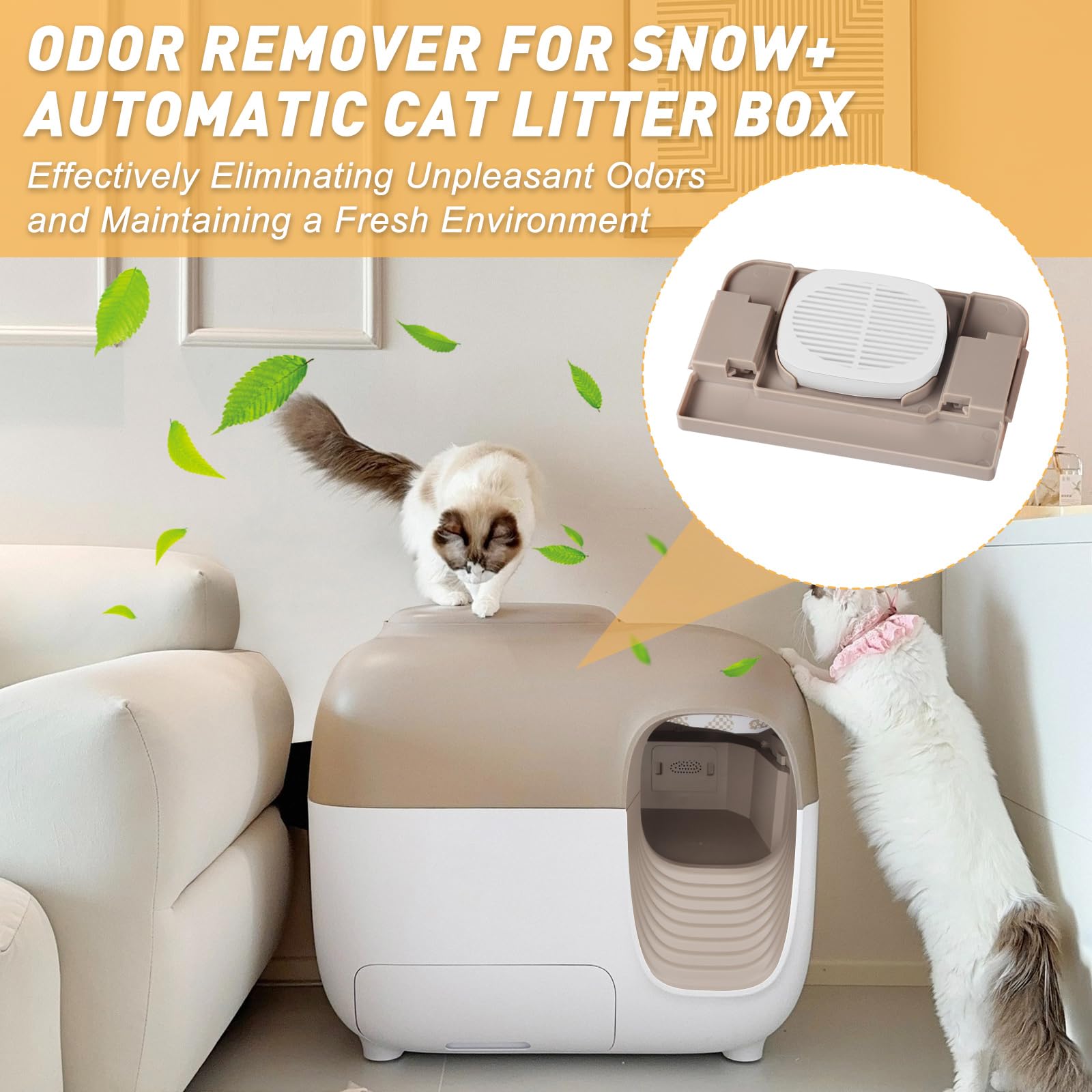 Easy replacement process for WEIGUZC fragrance box in Snow+ box