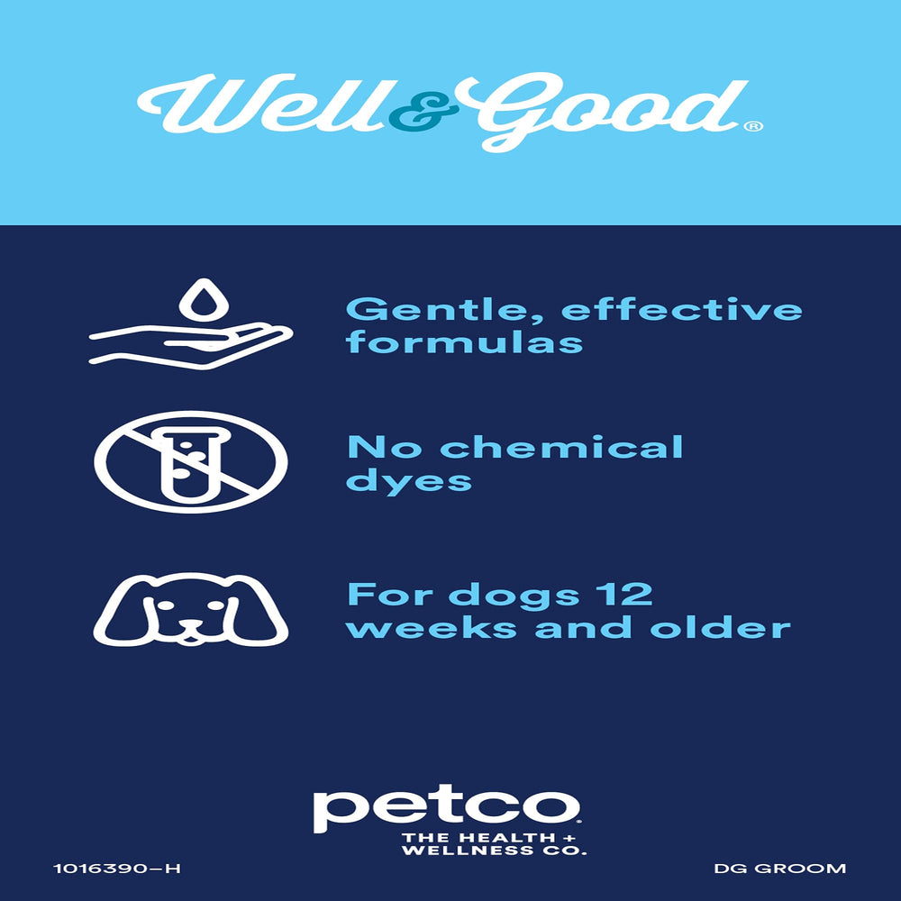 Well & Good wipes being removed from package for on-the-go grooming sessions