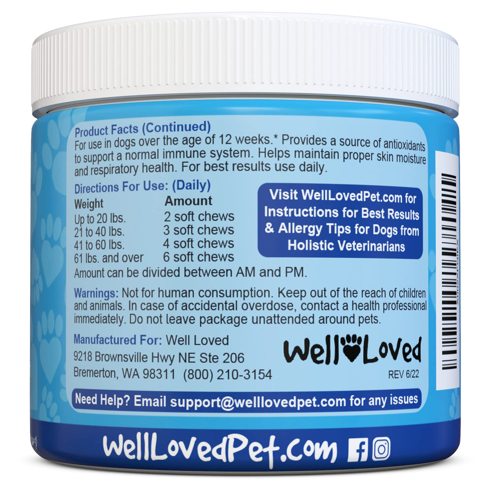 Bag label confirms vet-developed, American-made quality.