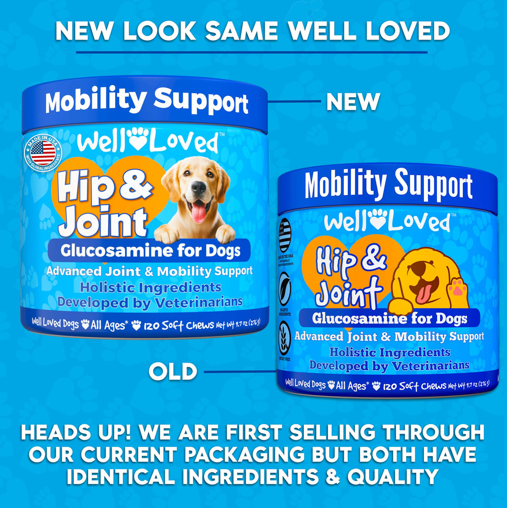 Well Loved chews suitable for all dog sizes, from puppies to seniors.