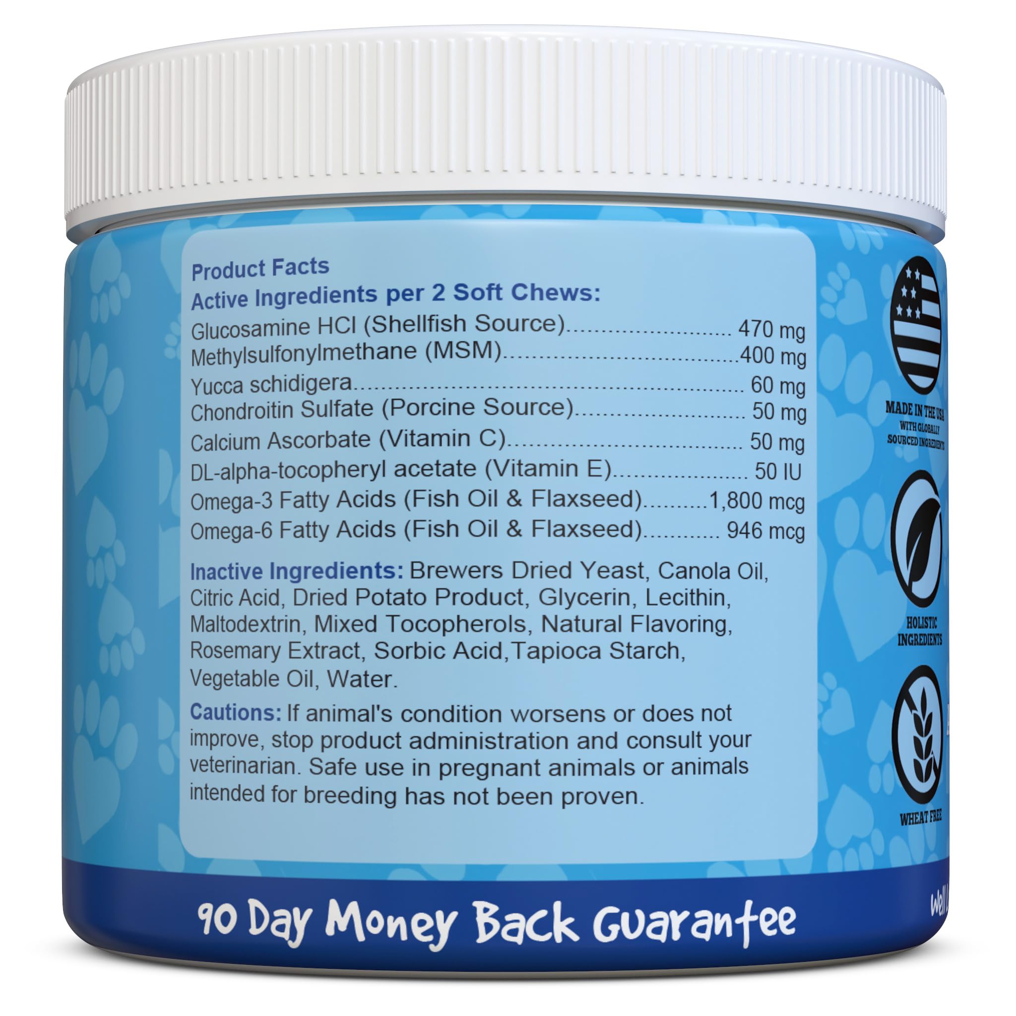 Well Loved hip and joint chews support an active life for dogs.