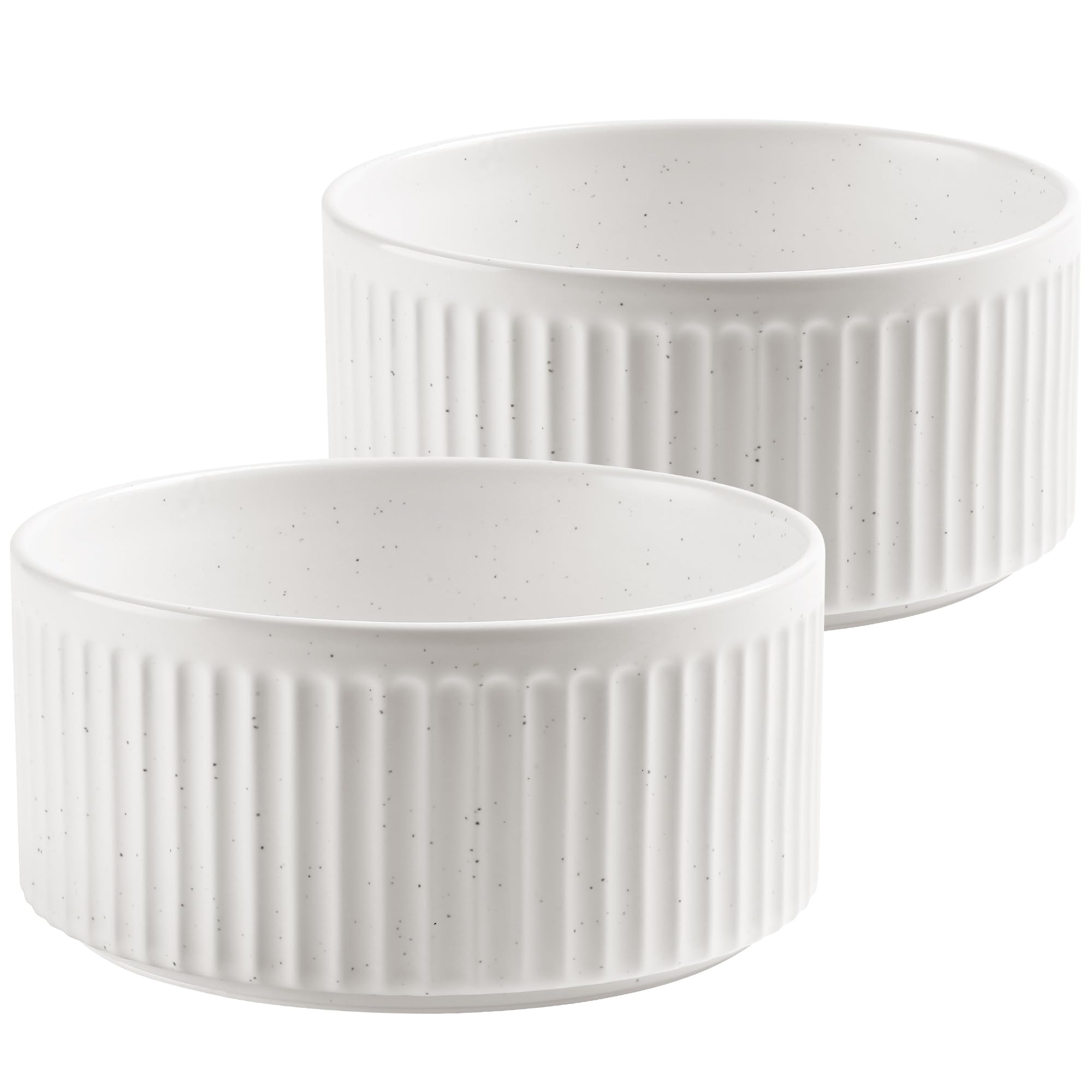 Wellbro 5-inch wide-mouth ceramic bowl for easy access for small pets