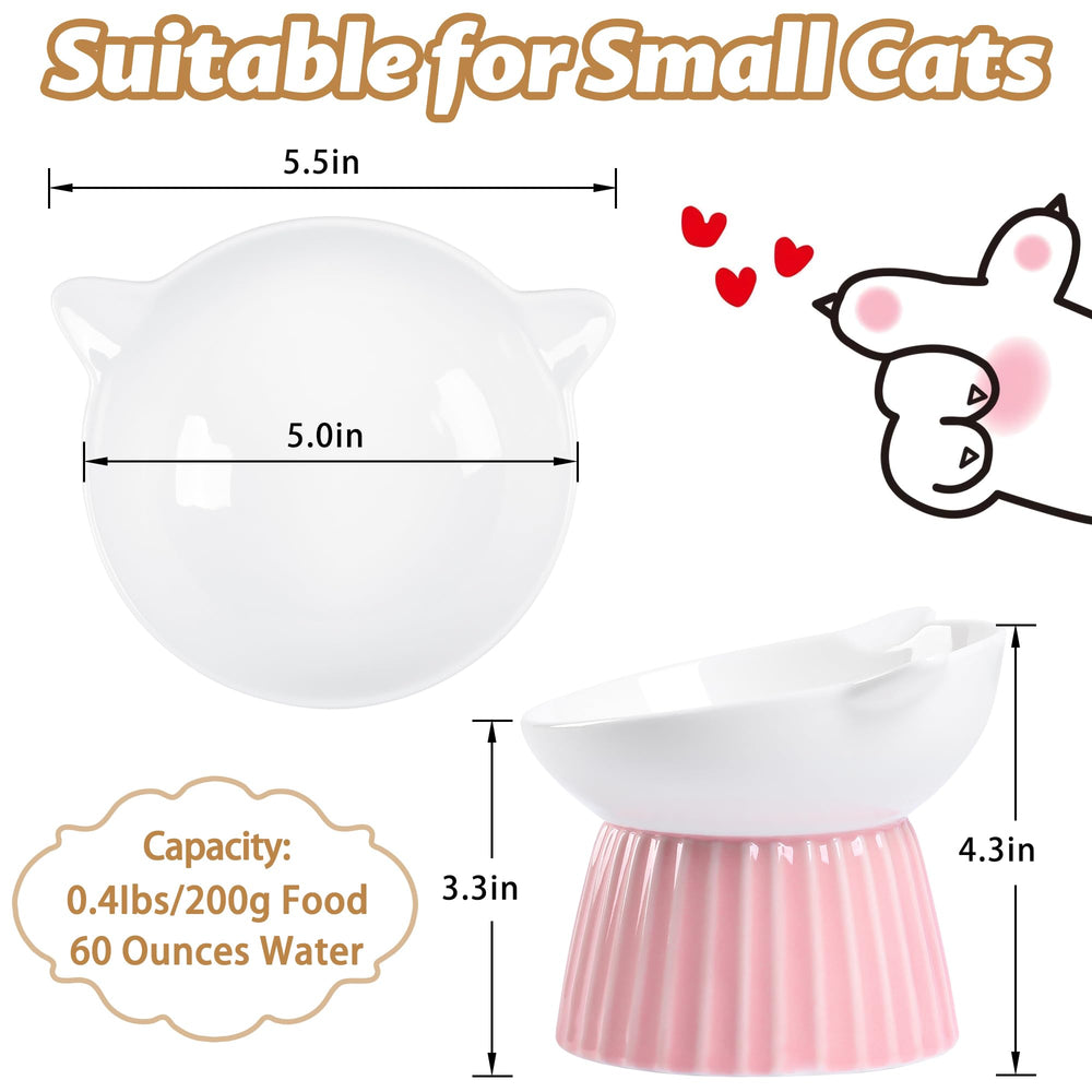 Wellbro tilted cat bowl detail showing 15-degree tilt for centered portions.